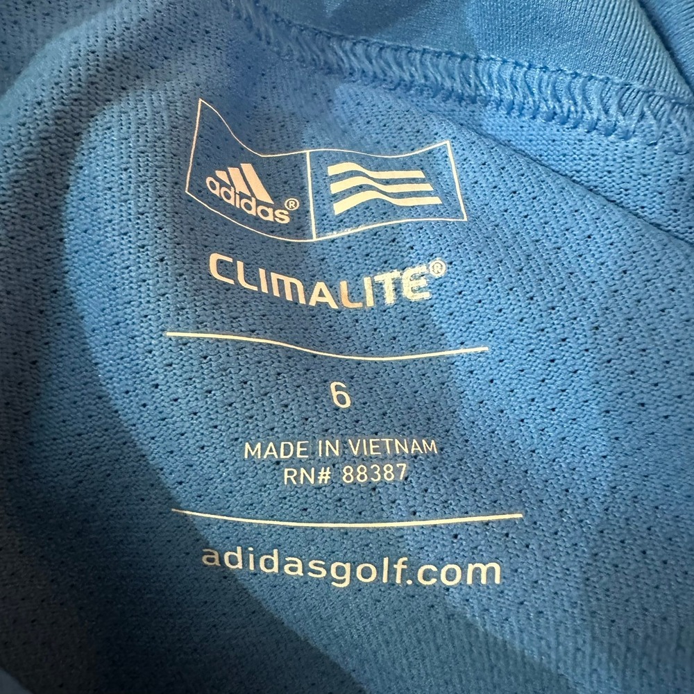 Adidas Womens Golf Skort Blue Climalite Size 6 Athletic Skirt Shorts - Picture 7 of 7